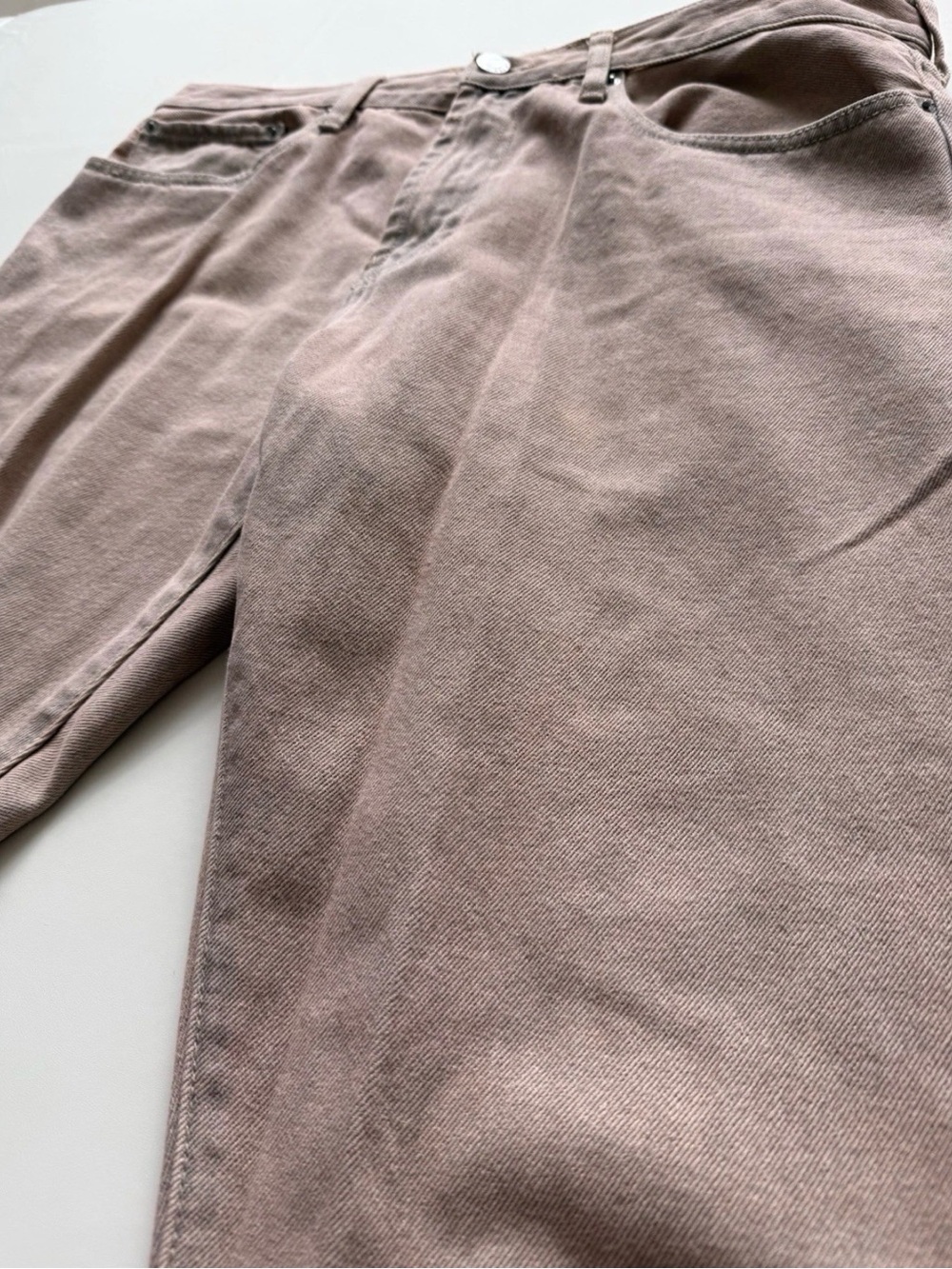 Men's Pacsun Casual Slim Fit Pants in Dusty Mauve 5 Pocket - Size 34x32
